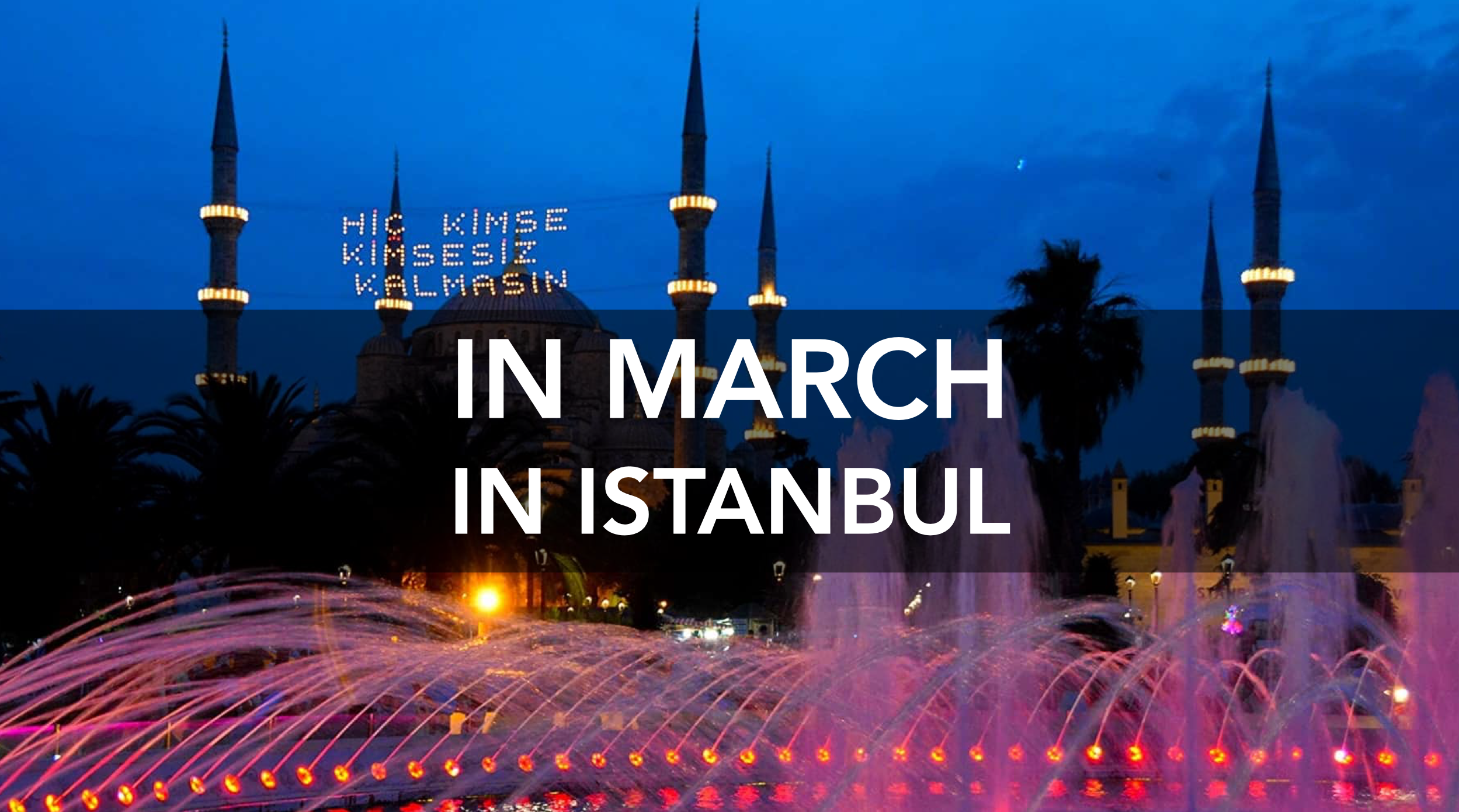 Istanbul in march