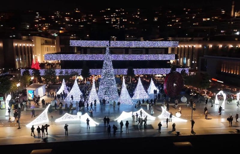 Marché de noel à Galata Istanbul