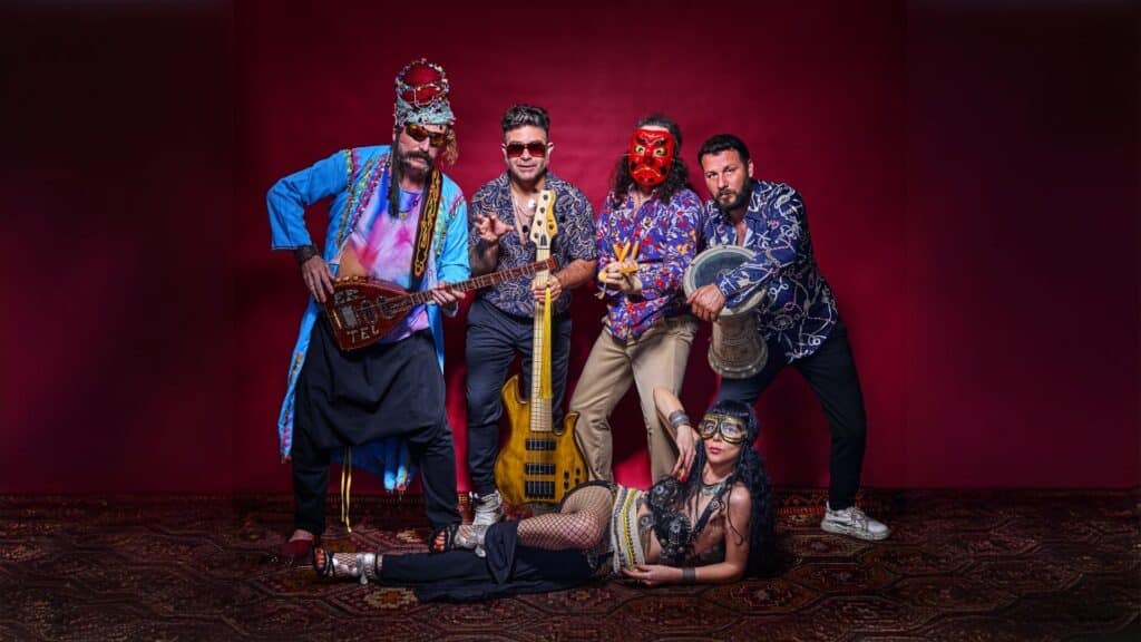 Baba Zula en concert à Istanbul